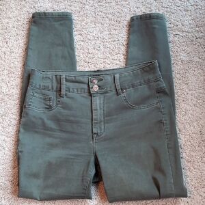 Maurices Green Skinny Jeans with Tapered Fit